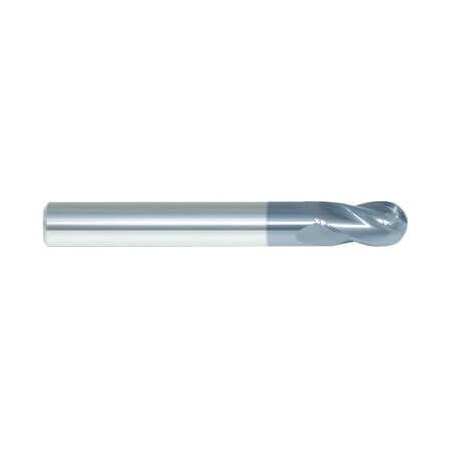 Single End Mill, Ball Nose Center Cutting Stub Length, Series 5976T, 1364 Cutter Dia, 2 Overall